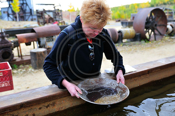 We paid for the trip by gold panning!